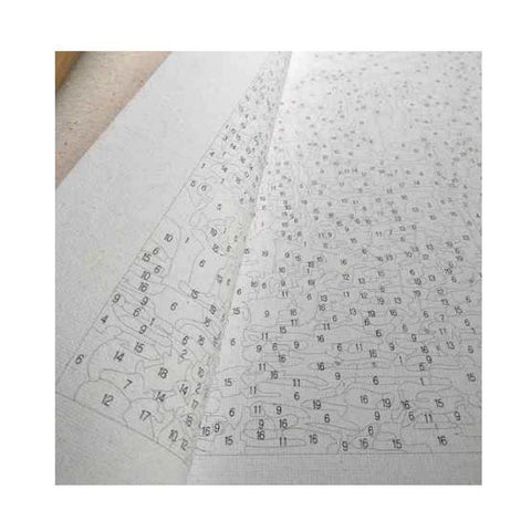 Image of DIY Still Life Paint By Numbers Kit - Tea Party - Painting By Numbers Kit - Artwerkes