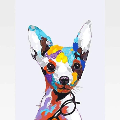 Image of Dog Paint By Number - Oscar - Painting By Numbers Kit - Artwerkes