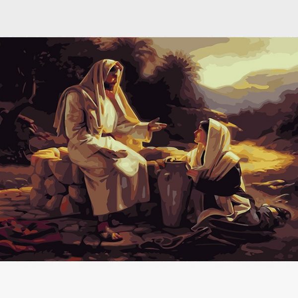 Jesus Christ Paint By Numbers Kit - Painting By Numbers Kit - Artwerkes 