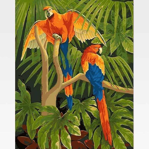 Magpie Paint By Numbers Kit - Painting By Numbers Kit - Artwerkes 