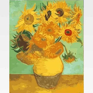 Sunflowers - Paint By Numbers Kit - Van Gogh - Painting By Numbers Kit - Artwerkes 