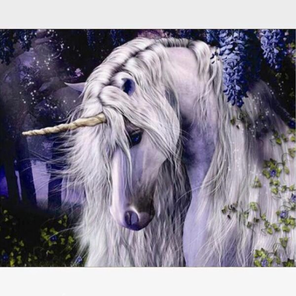 Unicorn Paint By Numbers Kit - Painting By Numbers Kit - Artwerkes 