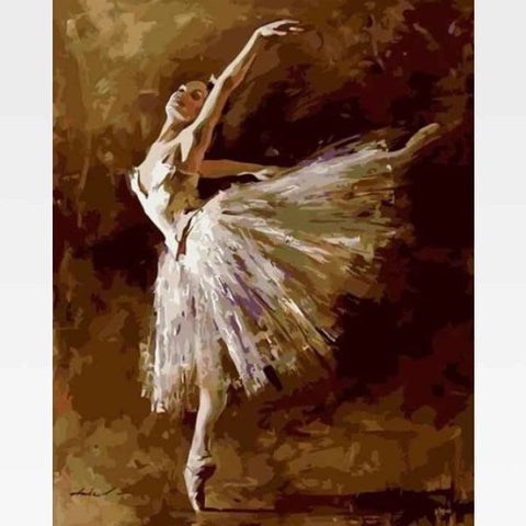 Image of Woman Dancing Paint By Numbers Kit - The Last Song - Painting By Numbers Kit - Artwerkes 