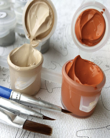 Image of DIY Paint By Numbers Kit Online  - Vine Street Cafe - Painting By Numbers Kit - Artwerkes 